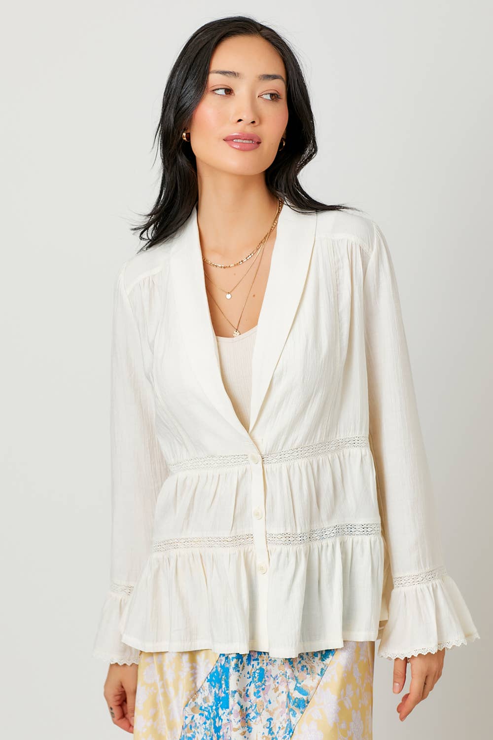 Mystree Tiered Lacy Jacket