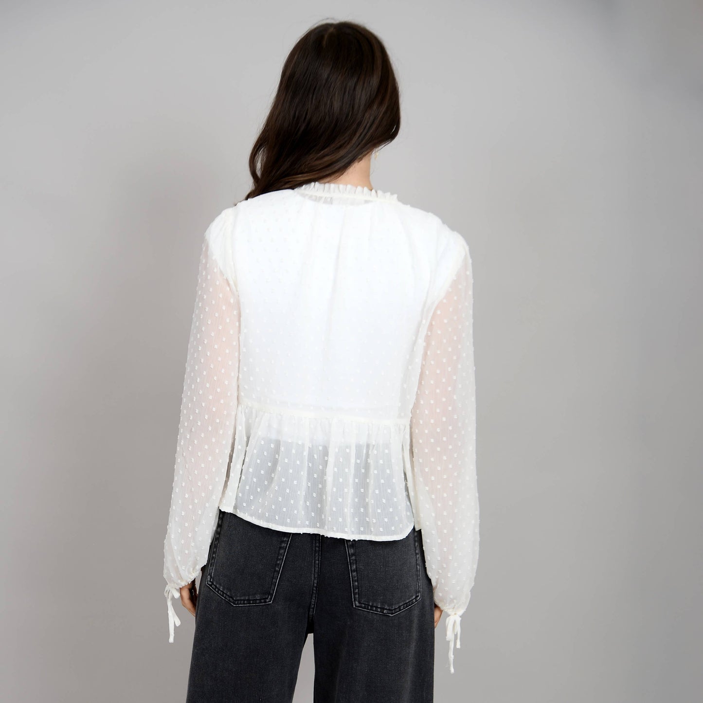 RD Style - TRICIA PUFF LONG SLEEVE TOP