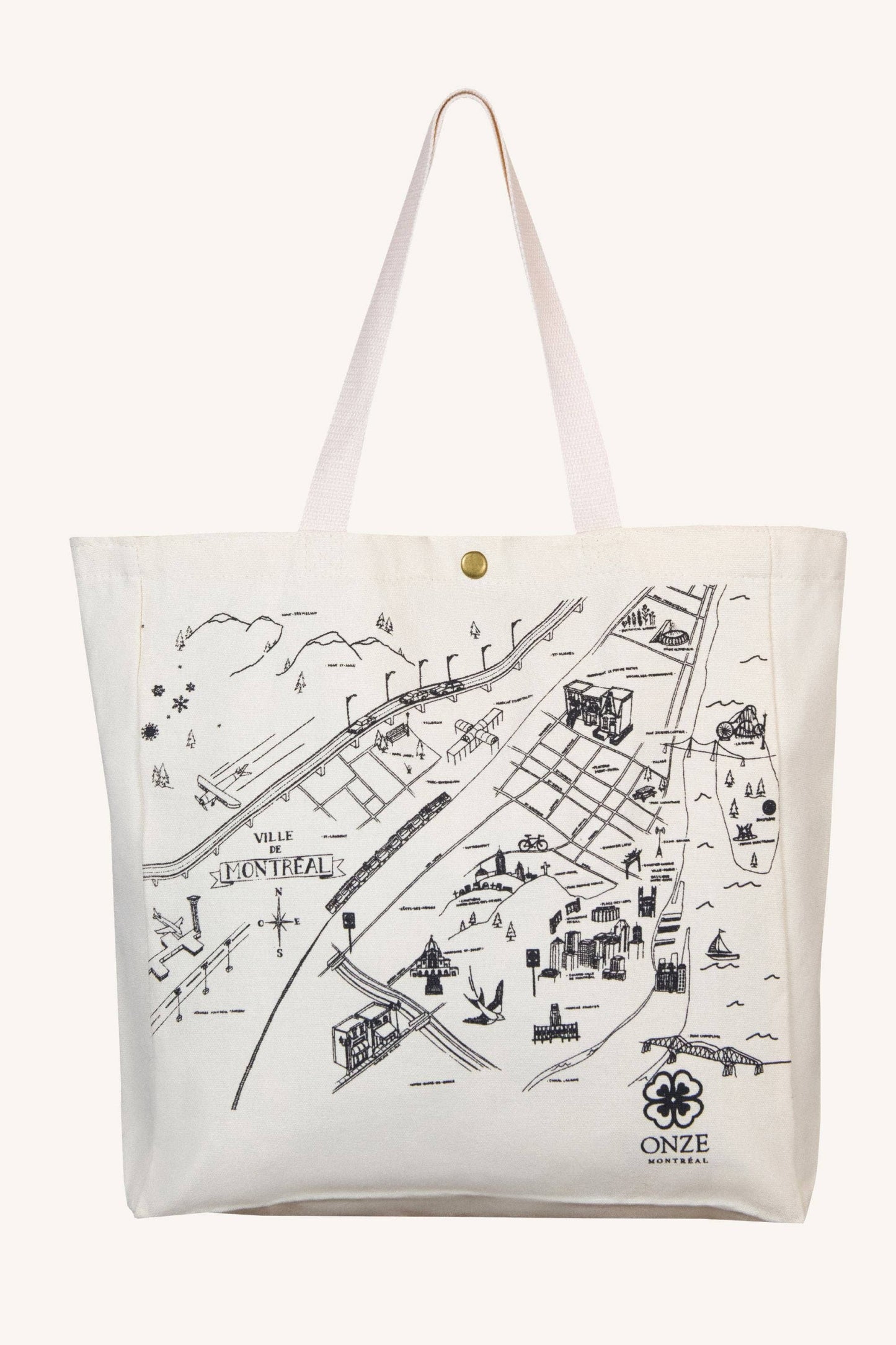 ANNICK - La Métropolitaine Montreal Canvas Tote Bag