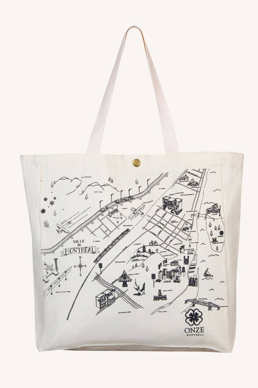 ANNICK - La Métropolitaine Montreal Canvas Tote Bag