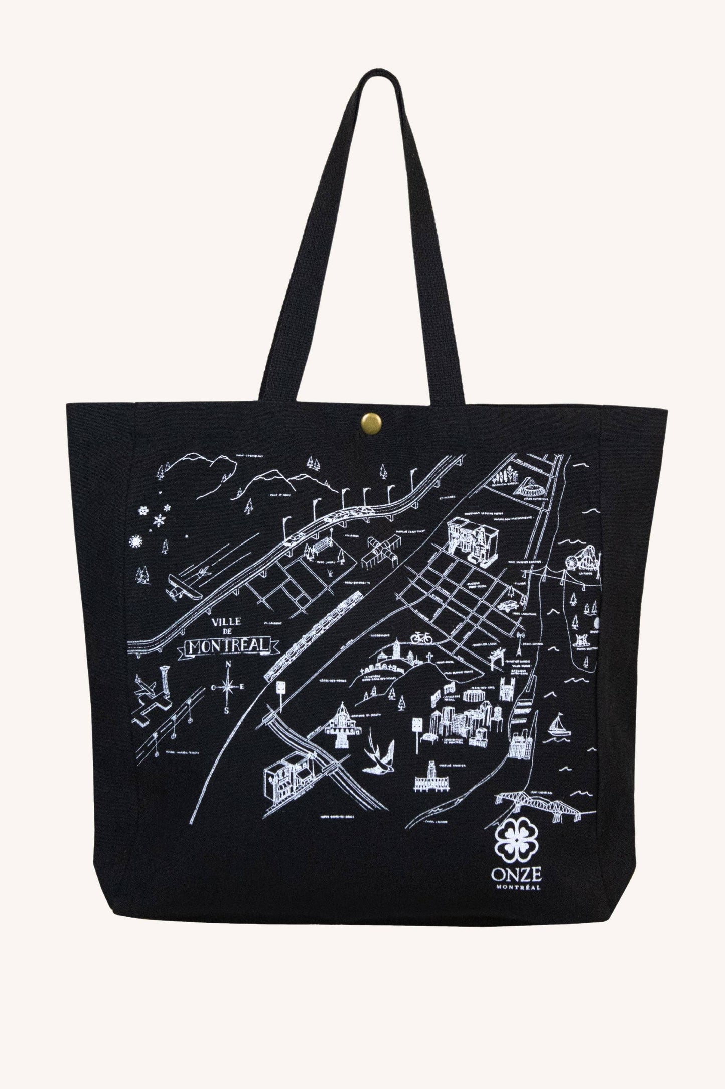 ANNICK - La Métropolitaine Montreal Canvas Tote Bag