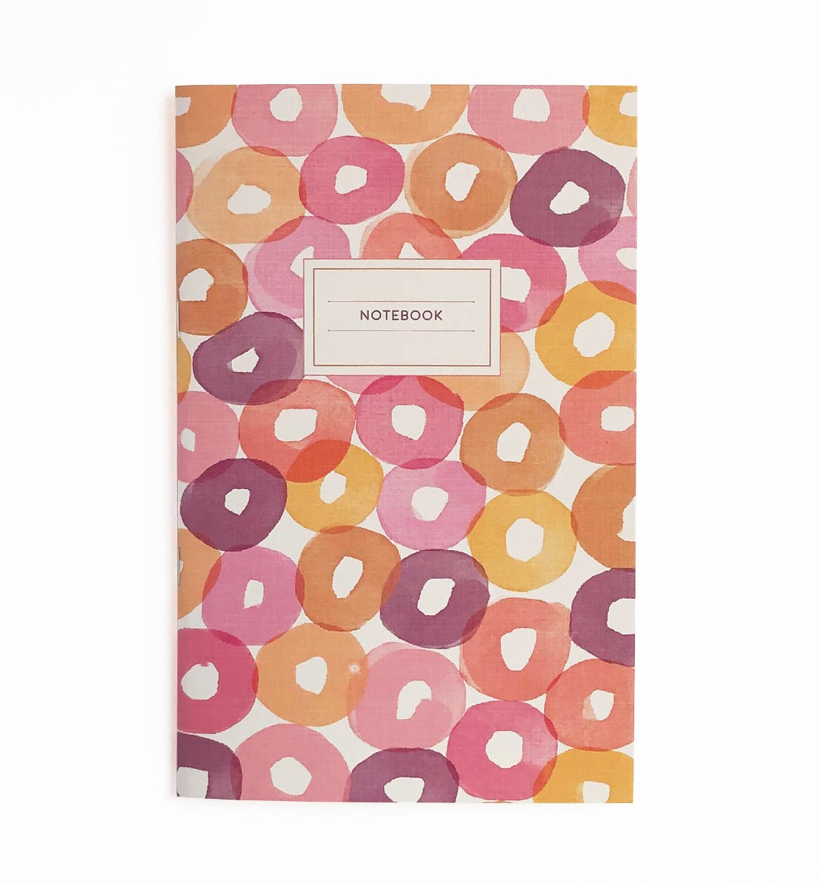 Artistry Cards - Abstract Watercolour Peach ring Notebook