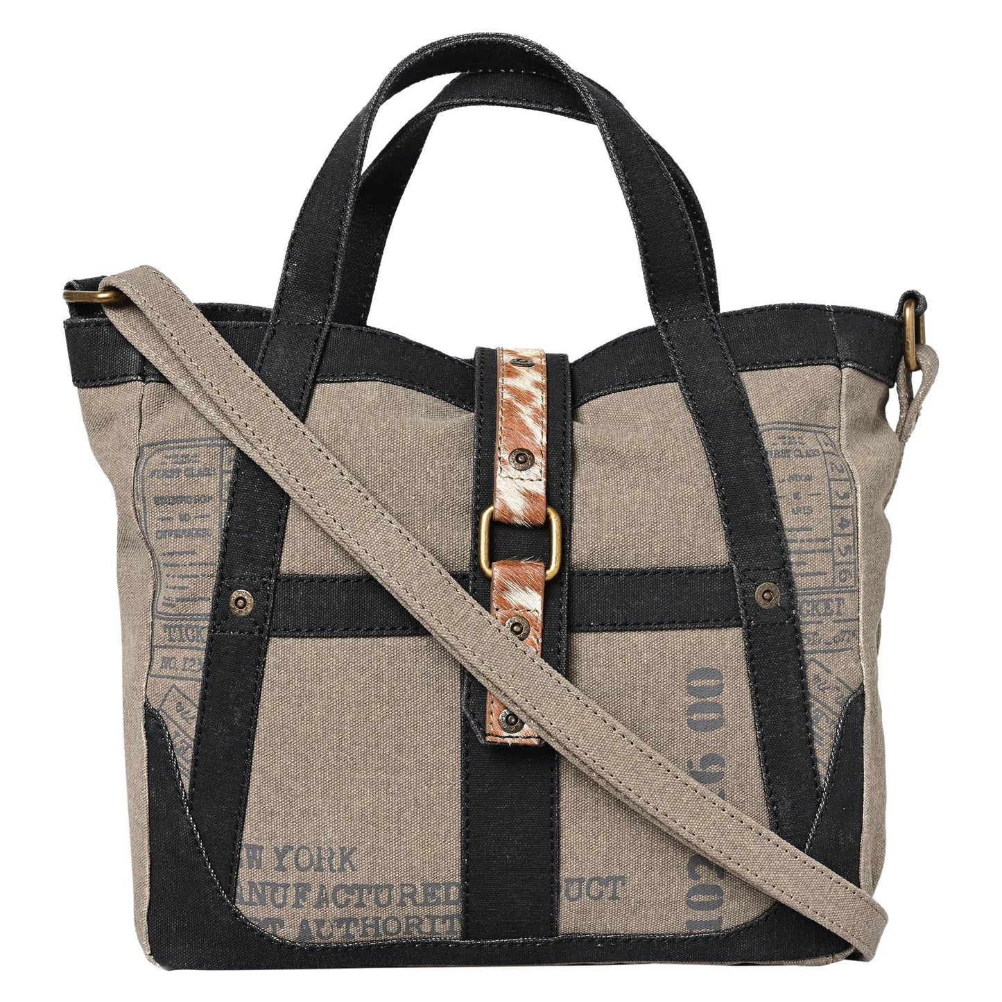 Mona B. - Original Leather Cowhide 'Escape the Ordinary' Tote Bag