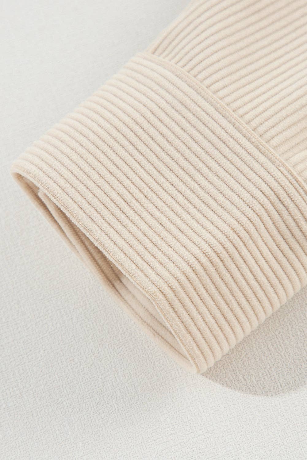 Lovesoft Beige Houndstooth Shacket