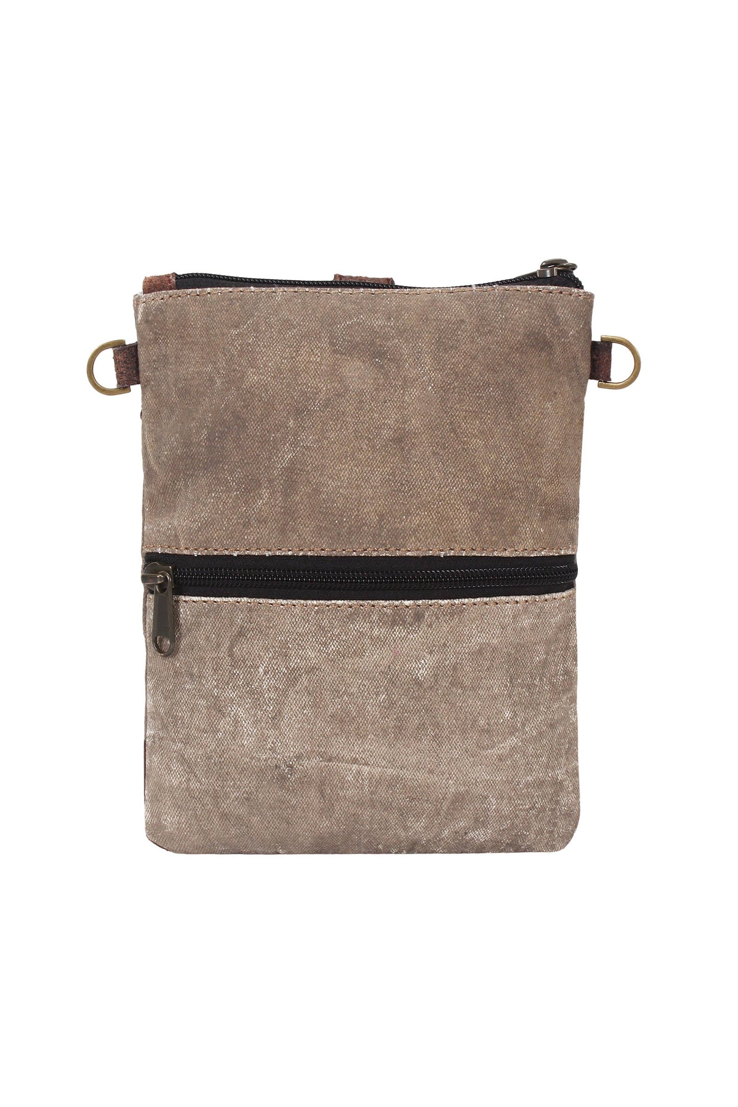 Mona B. - Atlas Up-Cycled Canvas Unisex Crossbody Bag