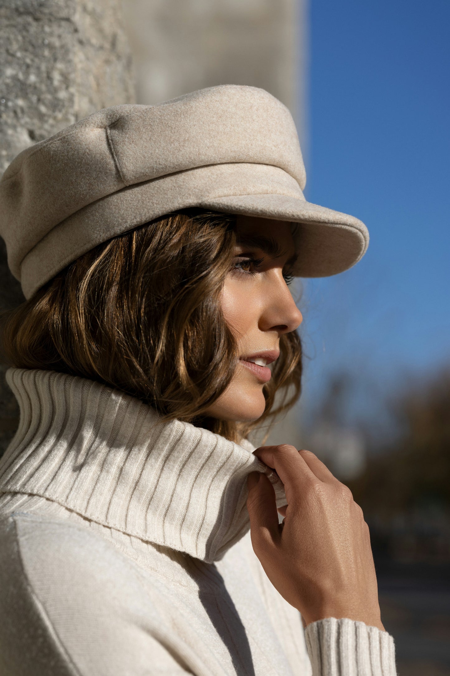 Renuar Sweater Dress Creme