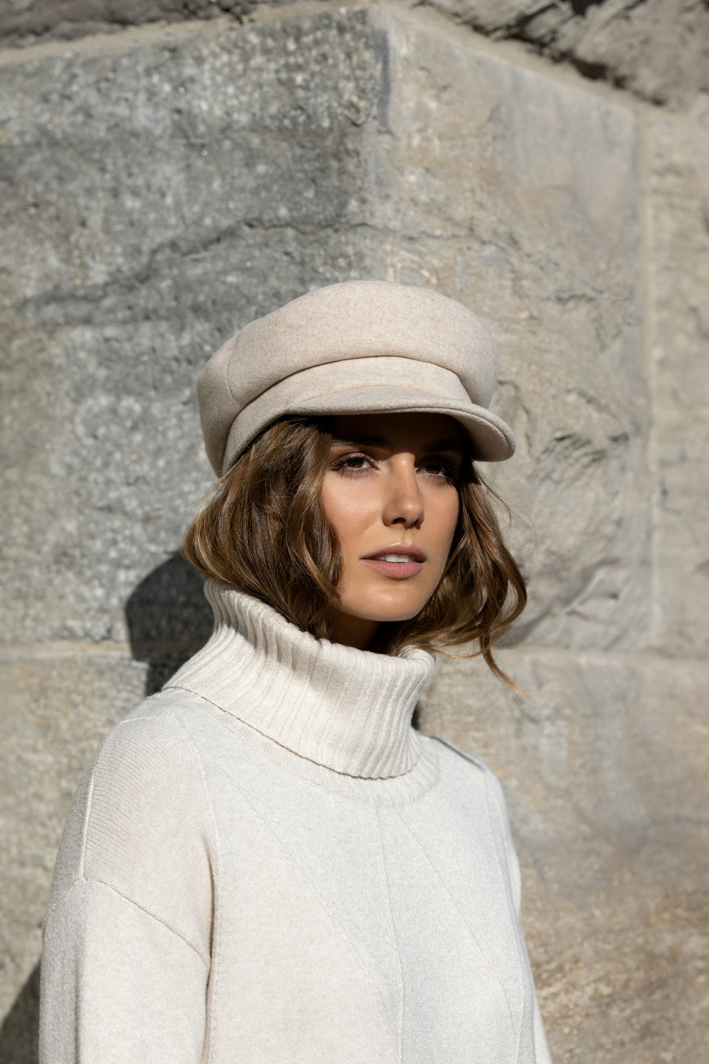 Renuar Sweater Dress Creme