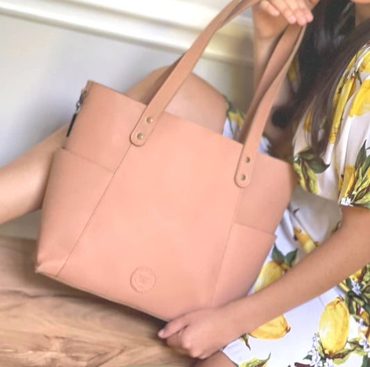 Le Papillon - Side Pockets Genuine Leather