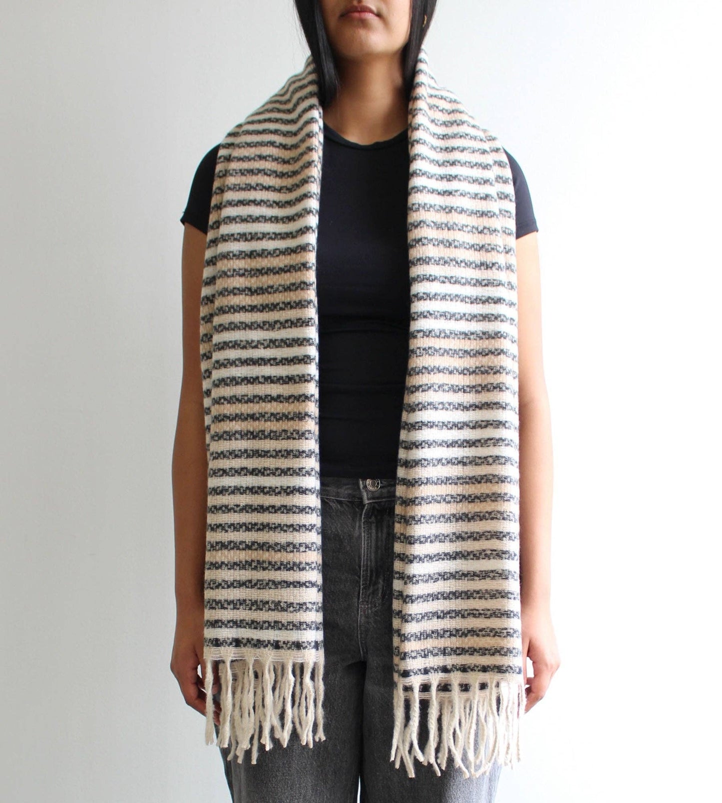 La-a SOLE - Hazel Winter Scarf | Striped