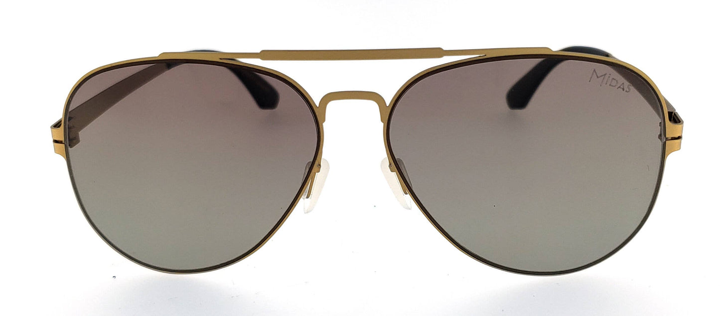 Midas Eyewear - XT831: Gold & Brown