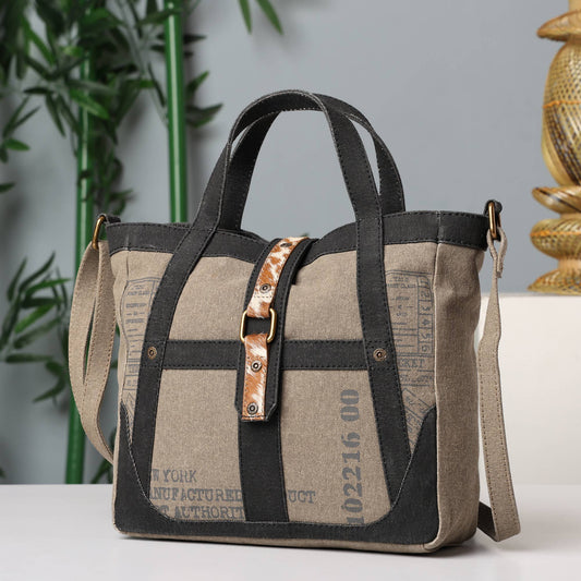 Mona B. - Original Leather Cowhide 'Escape the Ordinary' Tote Bag