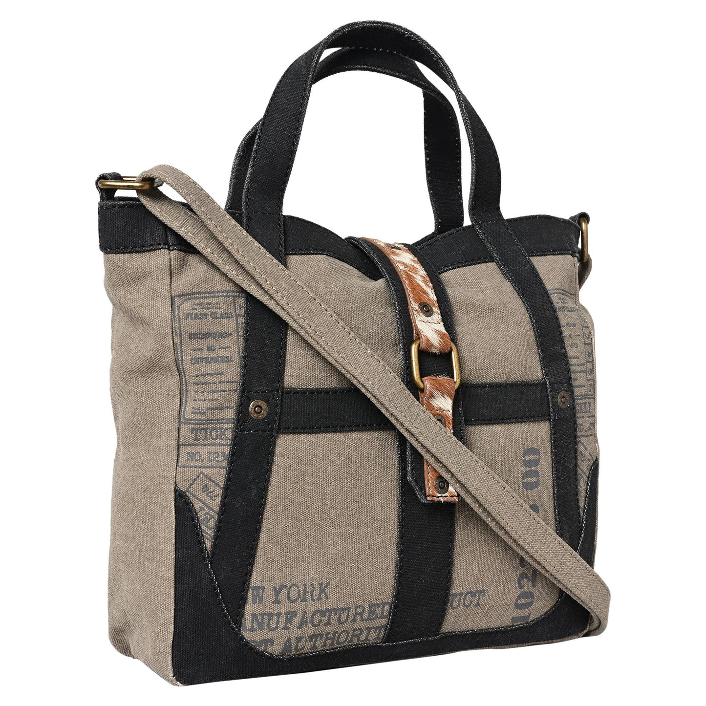 Mona B. - Original Leather Cowhide 'Escape the Ordinary' Tote Bag