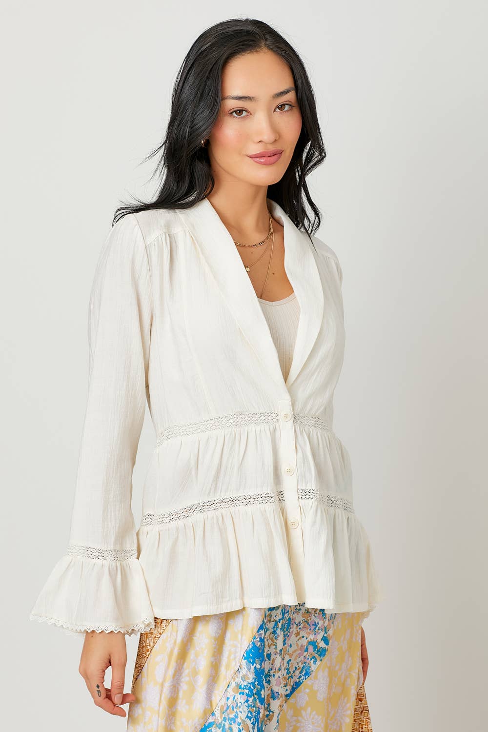 Mystree Tiered Lacy Jacket