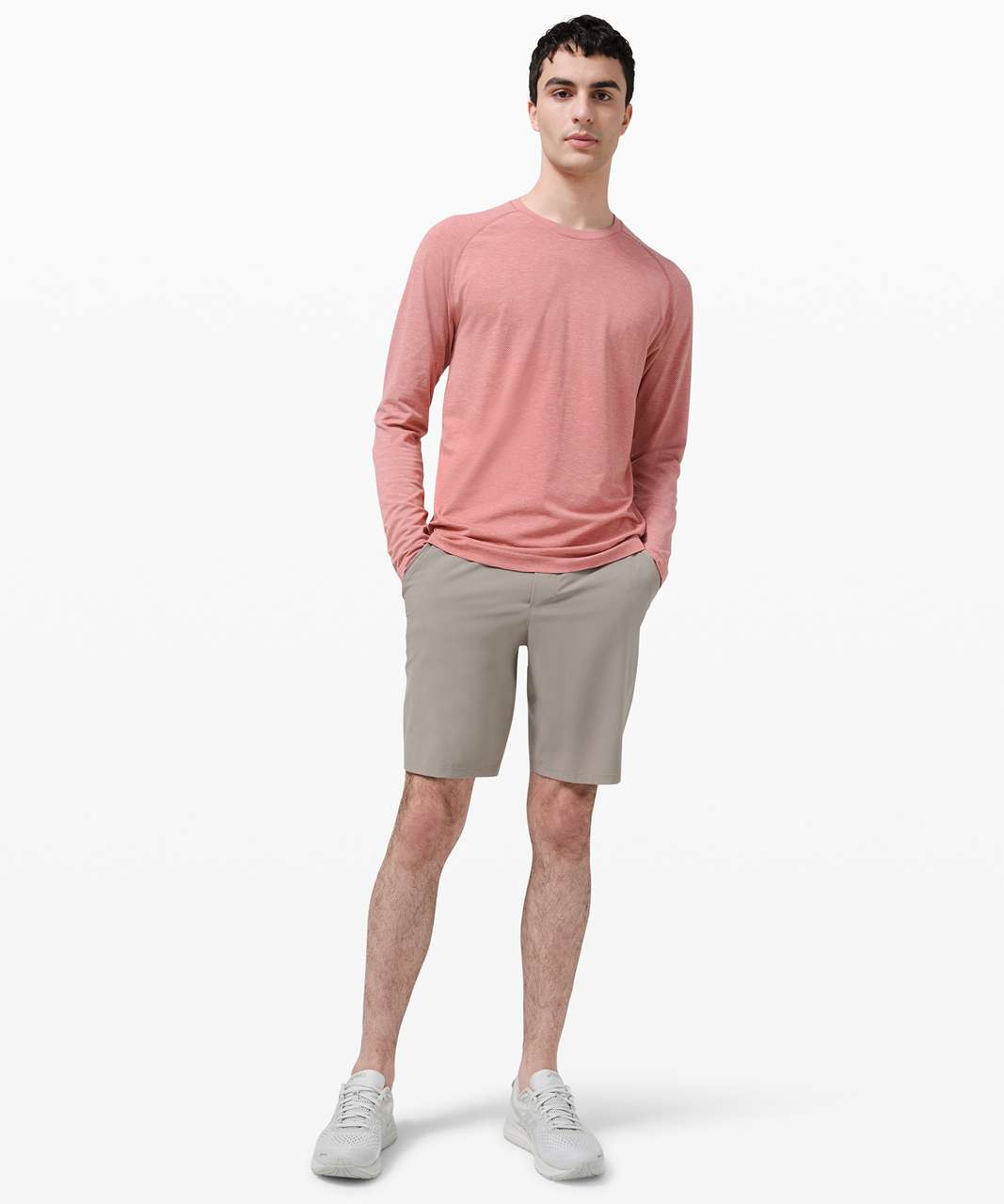 Lululemon Metal Vent Tech Long Sleeve Size XL Dusty Pink/Cherry Tint