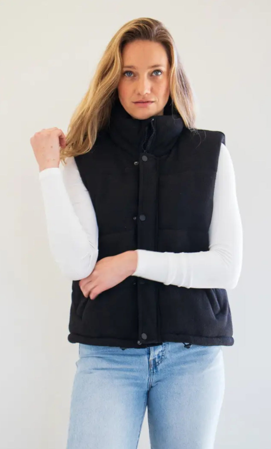 Priv Cora Knit Puffer Vest