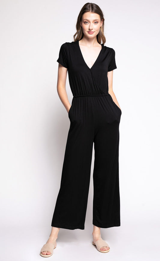 Pink Martini Collection Billie Black Jumpsuit XXS