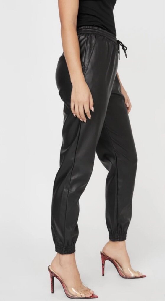 Carre Noir Pleather Pants