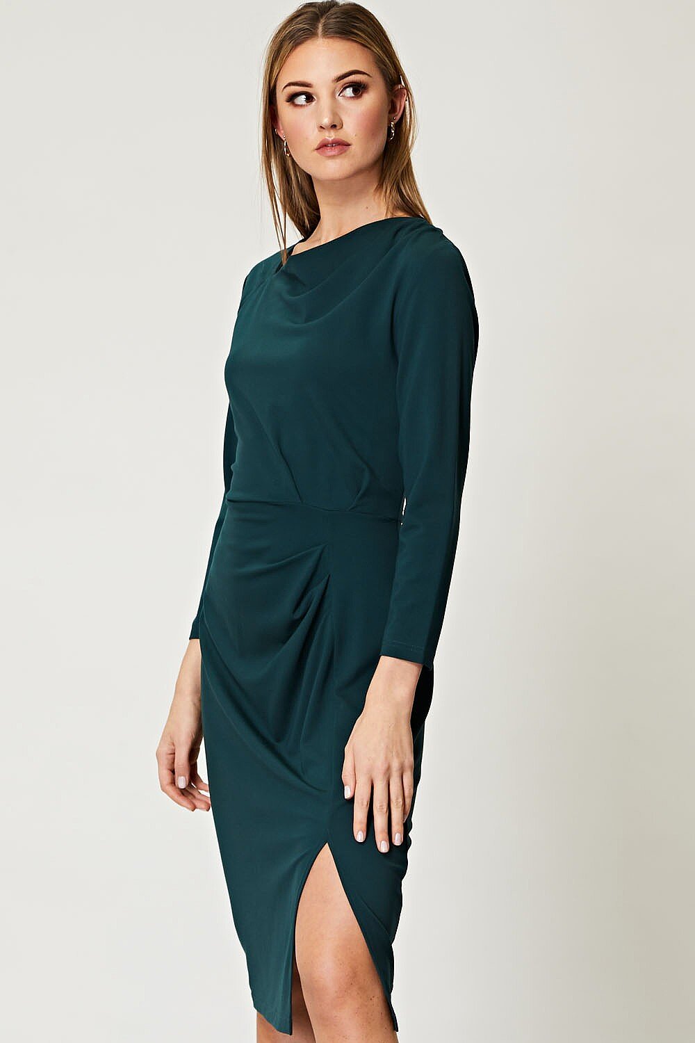 Angeleye Hazel Dress Pine - DDBooski Clothing Co