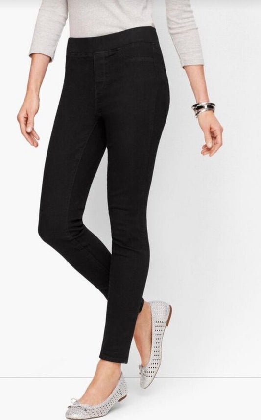 Le Seta Slims Black Pull On Jegging by FDJ XS