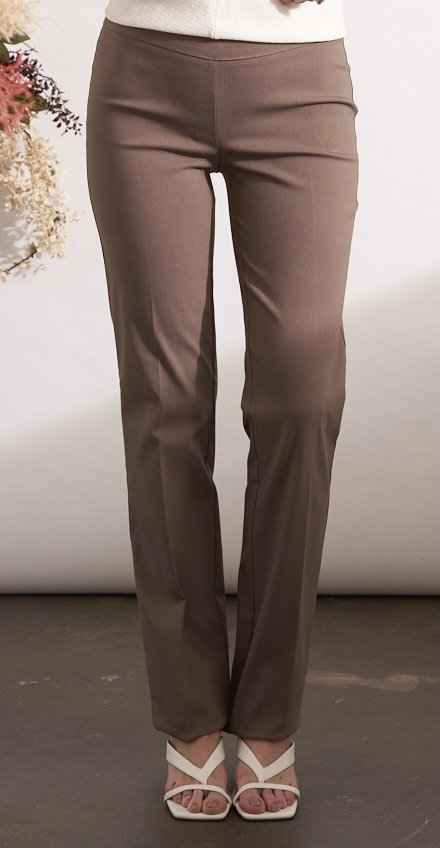 Renuar Straight Leg Heathered Taupe Dress Pant Size 14 – DDBooski