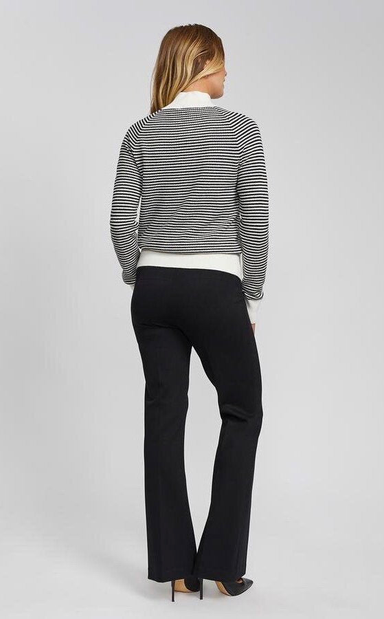 Renuar Straight Leg Black Dress Pant
