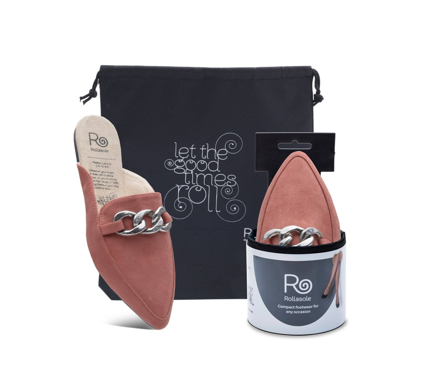 Rollasole Mule Blush