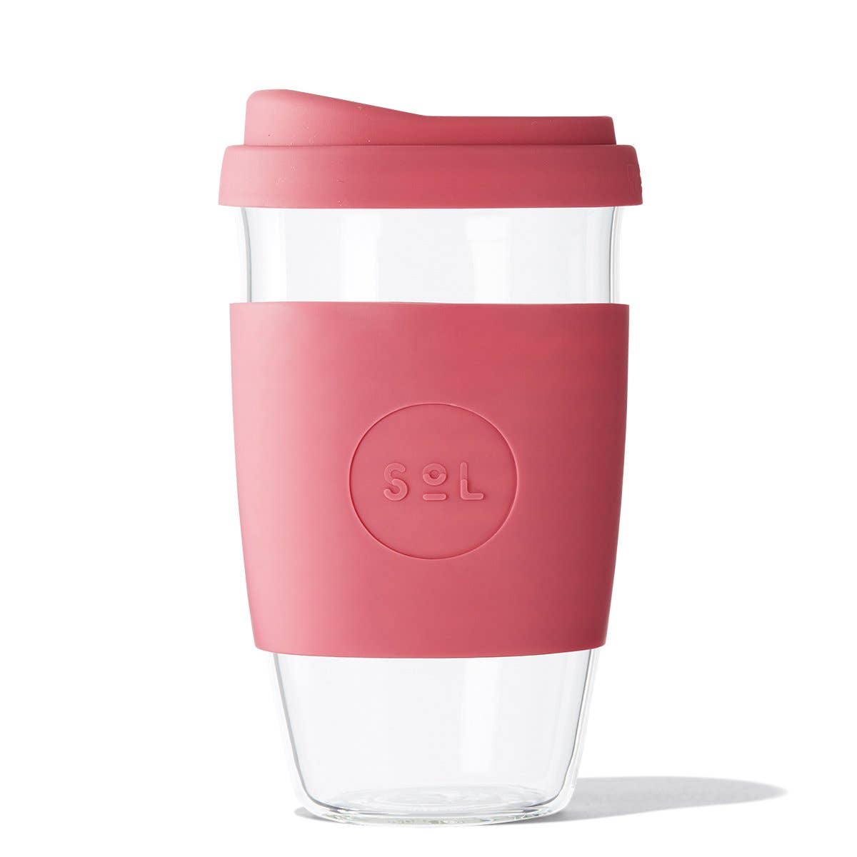 One Less - 16OZ Radiant Rosé Glass Travel Tumbler from SOL Cups