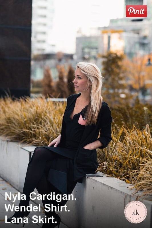 Kilroe Made in Vancouver Blouse Black & Pink - DDBooski Clothing Co