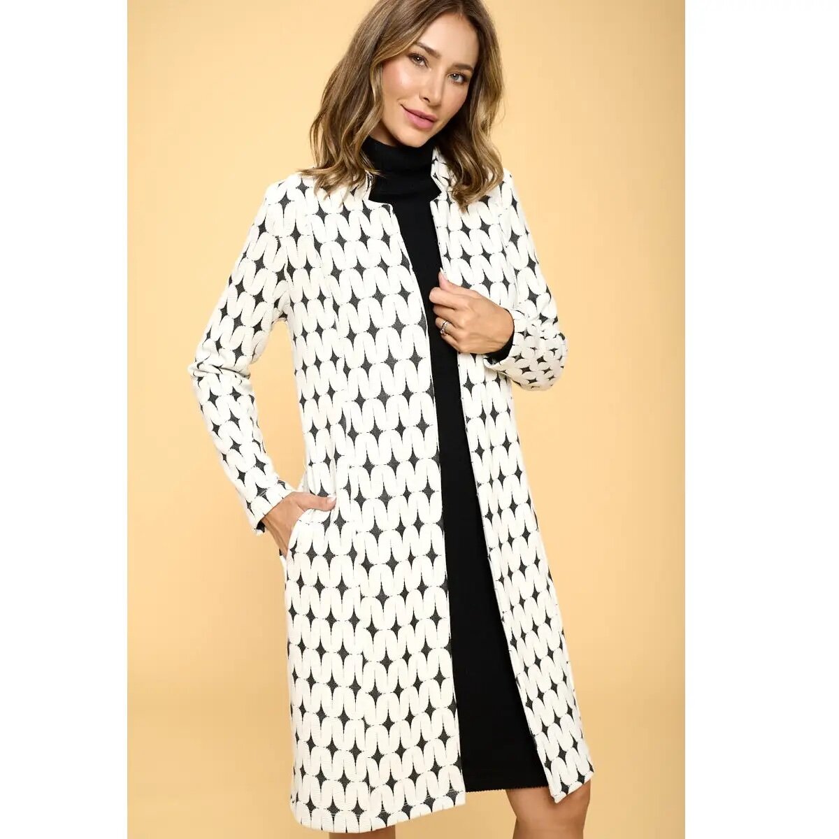 Renee C Jacquard Jacket Made in USA – DDBooski Clothing Co