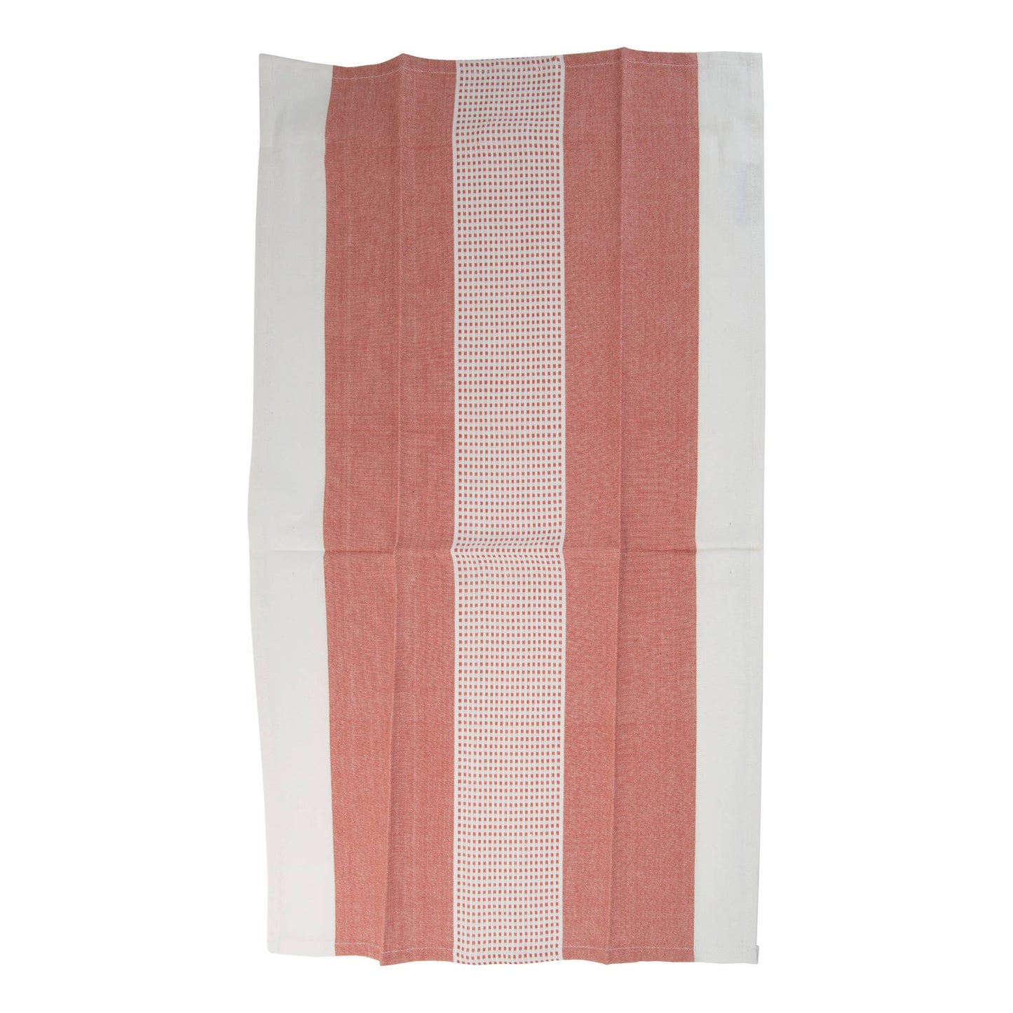 Foreside Home Set of 3 Logan Tea Towels Red