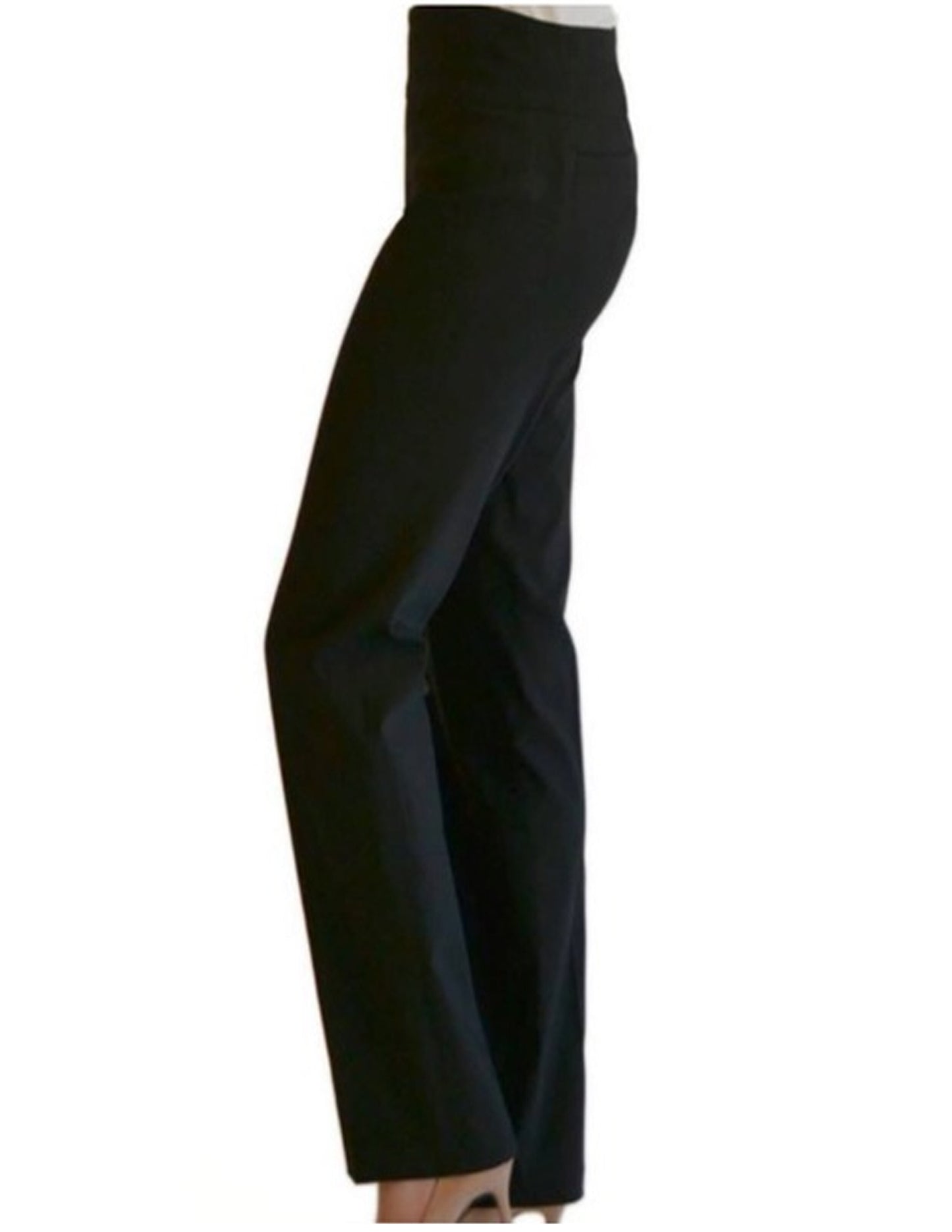 Renuar Straight Leg Black Dress Pant