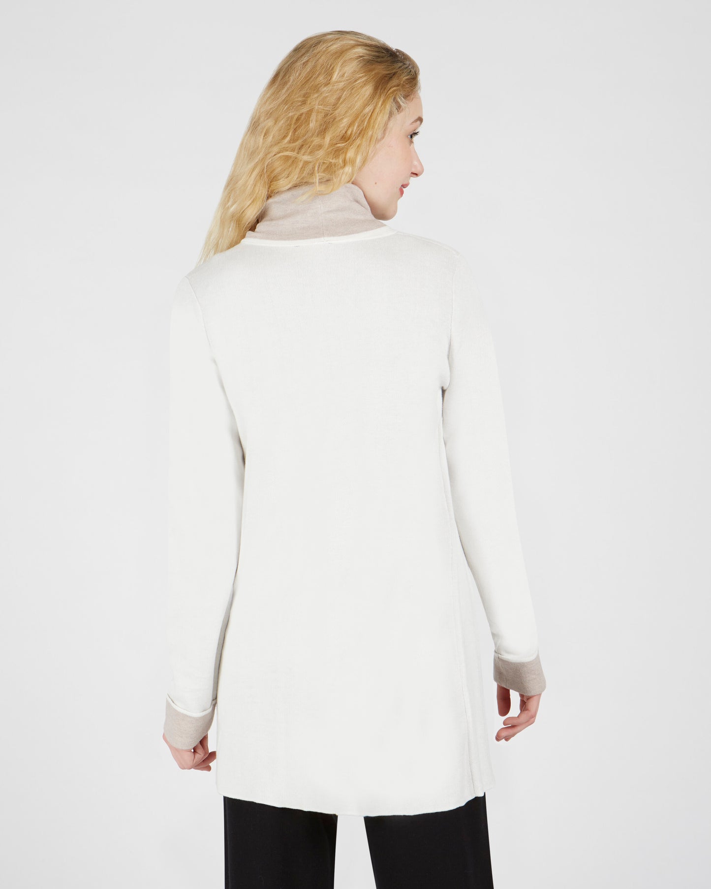 Renuar Black Sweater Coat