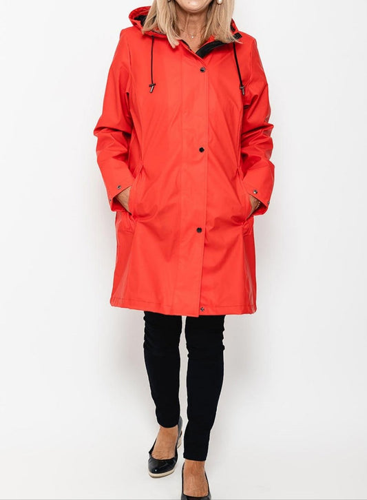 Frandsen Raincoat Red