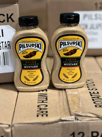 Pilsudski Mustard Co - Bacon Jalapeno Mustard 12 oz