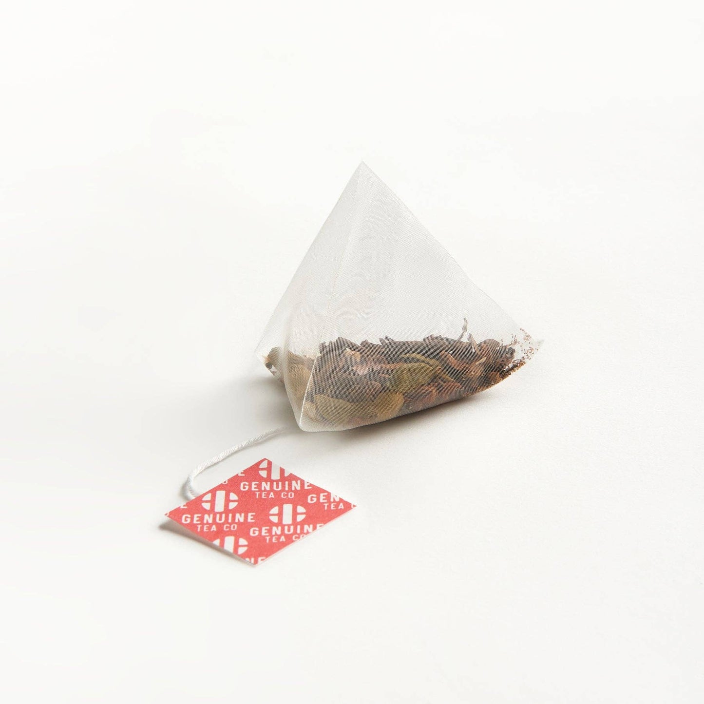 Genuine Tea - Pyramid Tea Bags - Organic Masala Chai Black Tea