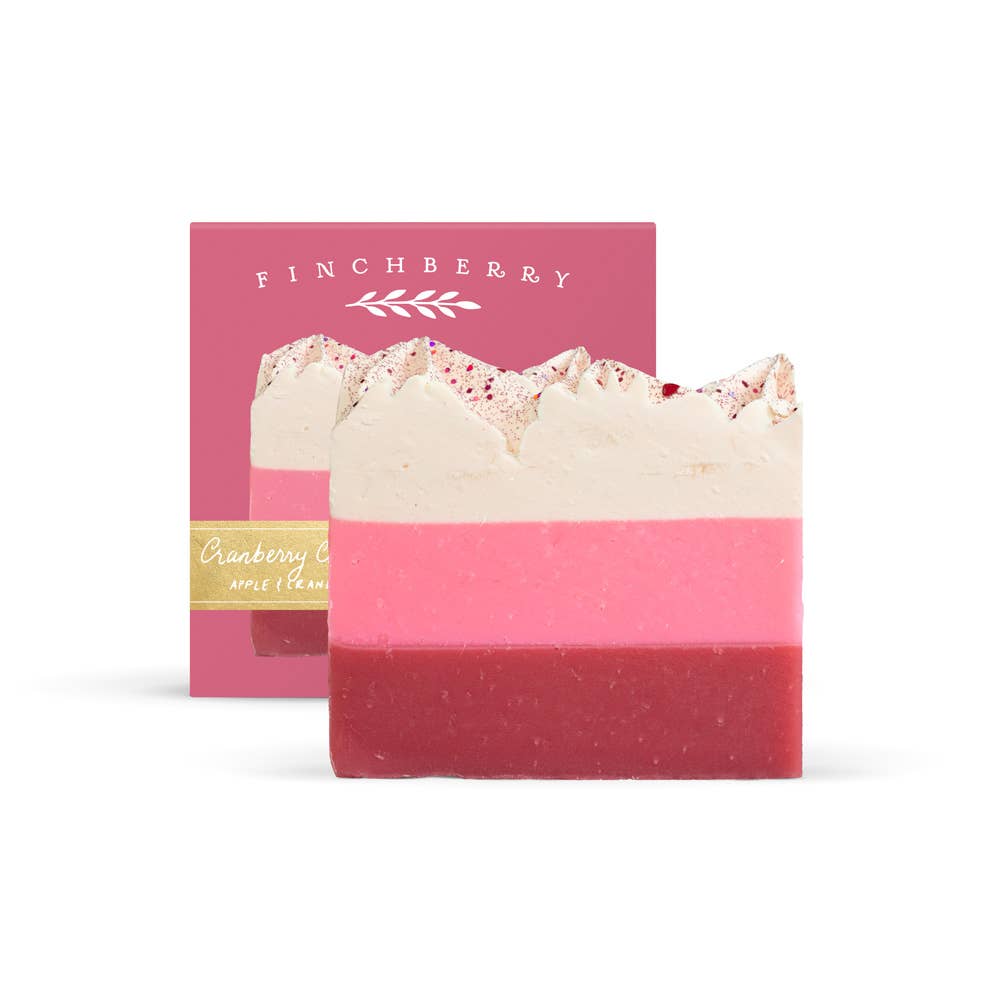 FinchBerry - Cranberry Chutney Soap (Boxed) - Holiday - Stocking Stuffer