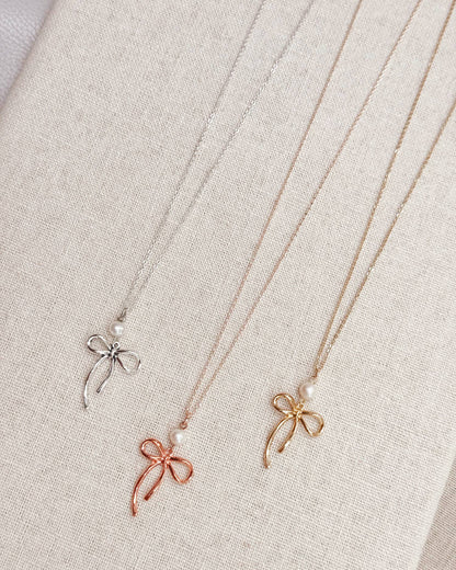 Gracie Rose Bow Earrings