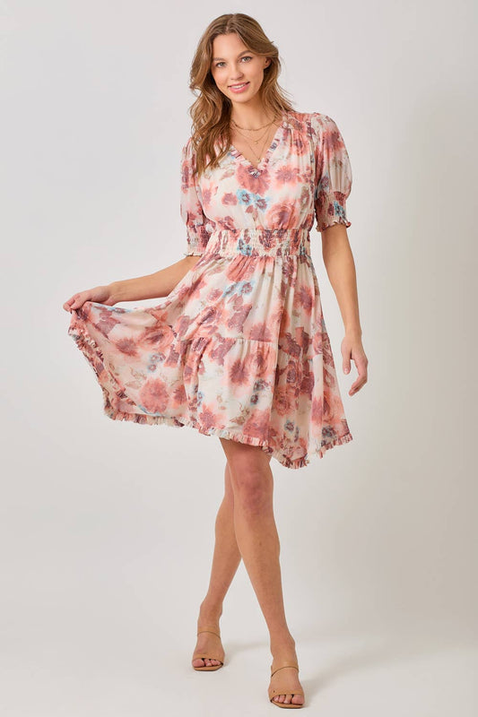 Mystree Hi Lo Floral Dress