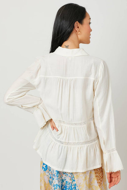 Mystree Tiered Lacy Jacket
