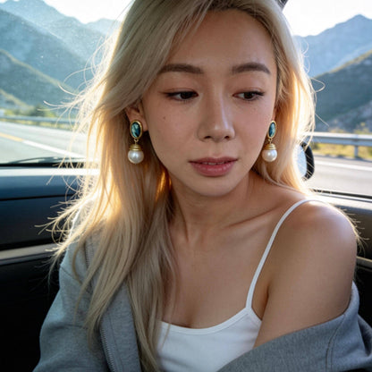 Aurea Jewelry - Vintage Pearl Drop Earrings
