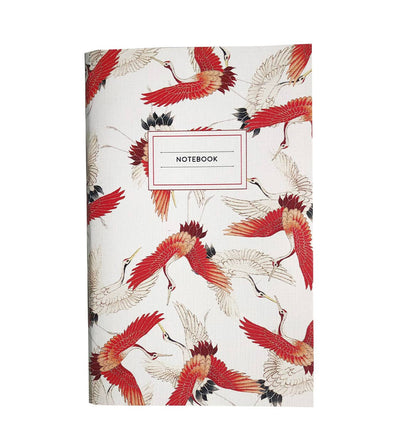 Vintage Cranes Notebook Blank