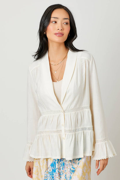 Mystree Tiered Lacy Jacket