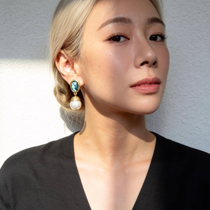 Aurea Jewelry - Vintage Pearl Drop Earrings