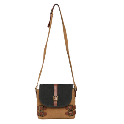 Mona B. - Buckled-up Brown Suger Crossbody, M-1816