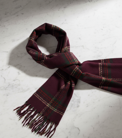 La-a SOLE - Carol Winter Scarf | Burgundy