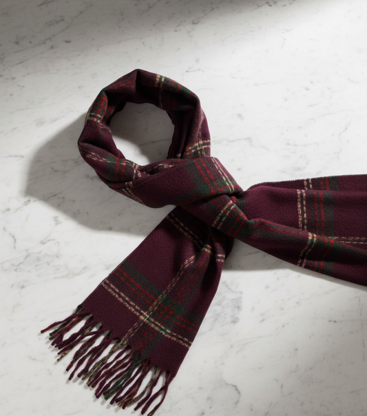 La-a SOLE - Carol Winter Scarf | Burgundy