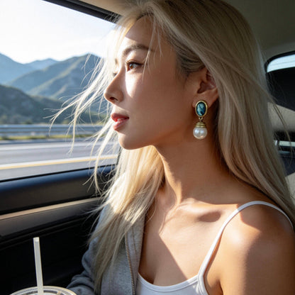 Aurea Jewelry - Vintage Pearl Drop Earrings