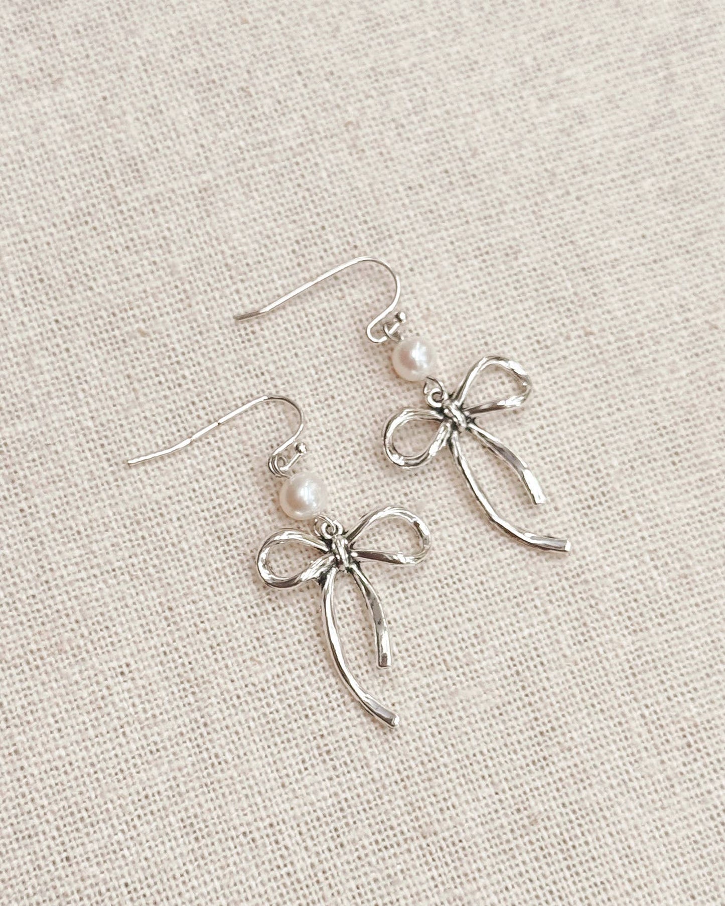 Gracie Rose Bow Earrings