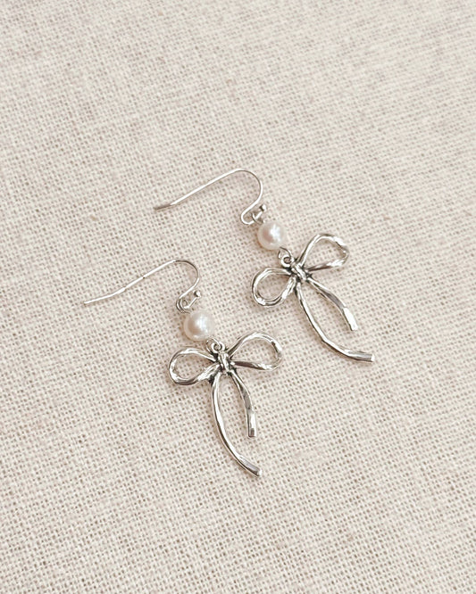 Gracie Rose Bow Earrings