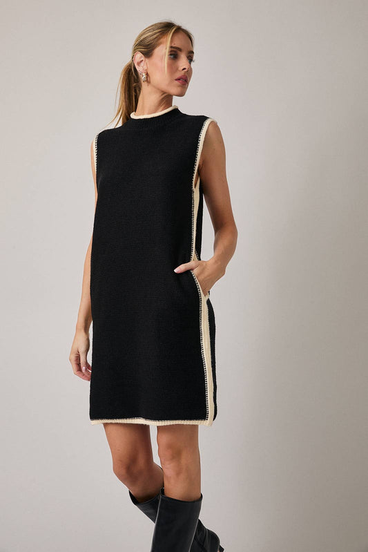 Sunday Edition Mockneck Sweater Dress